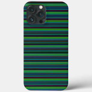 Cute colourful neon stripes iPhone 13 pro max case