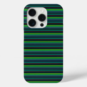 Cute colourful neon stripes iPhone 15 pro case