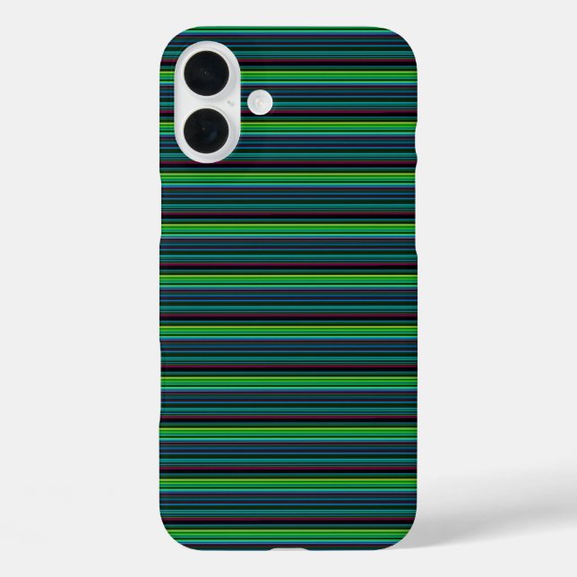Cute colourful neon stripes Case-Mate iPhone case (Back)