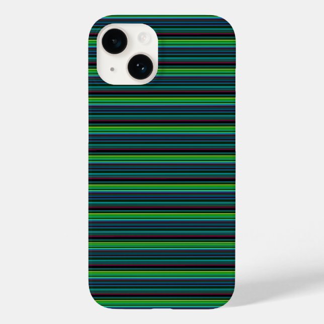 Cute colourful neon stripes Case-Mate iPhone case (Back)