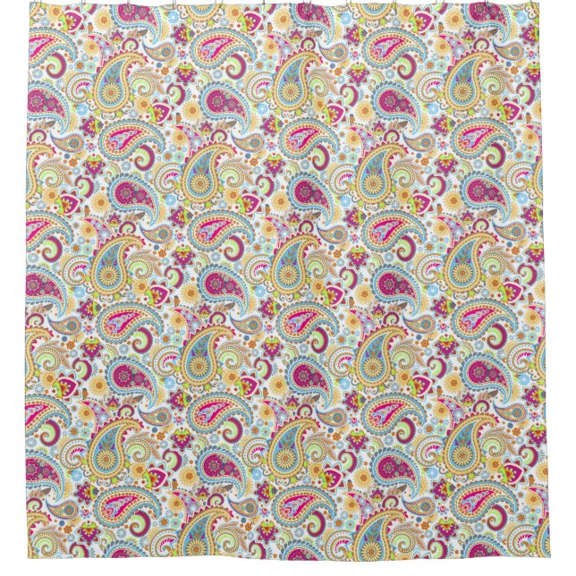 Cute colourful paisley pattern (Front)
