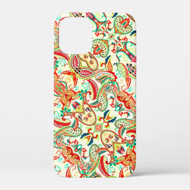 Cute colourful paisley pattern Case-Mate iPhone case (Back)