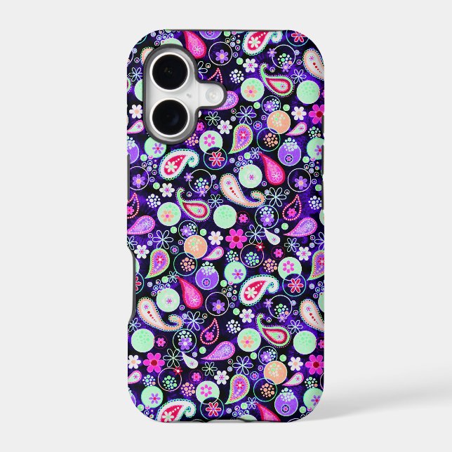 Cute colourful paisley patterns (Back)
