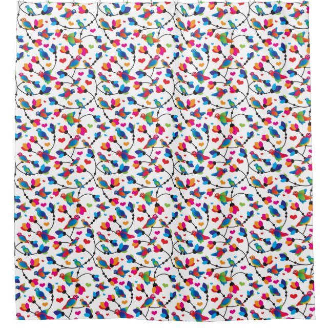 cute colourful parrot bird (Front)