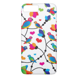 cute colourful parrot bird Case-Mate iPhone case
