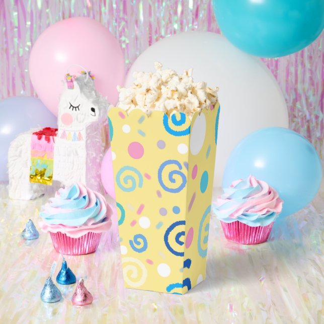 Cute Colourful Party Pattern Favor Box (Party)