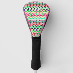 Cute colourful pattern  golf head cover