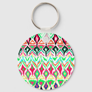 Cute colourful pattern keychain