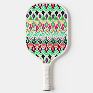 Cute colourful pattern  pickleball paddle