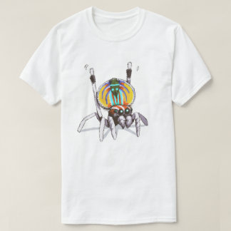 Cute Colourful Peacock Spider Drawing Art Shirt