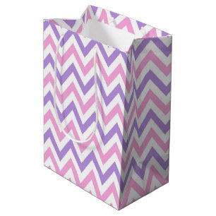 Cute Colourful Pink Girly Celebration Party Patter Medium Gift Bag