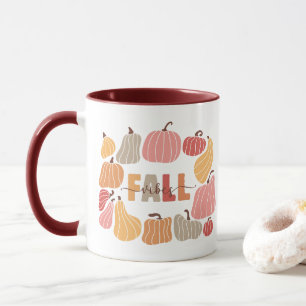 Cute Colourful Pumpkin Fall Vibes Coffee Mug