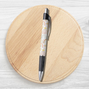 Cute Colourful Rainbows and Daisy Flowers Abstract Pen