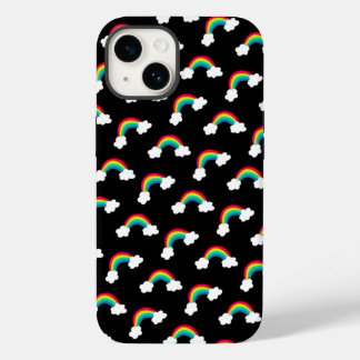 Cute Colourful Rainbows Pattern Bandana Case-Mate iPhone 14 Case