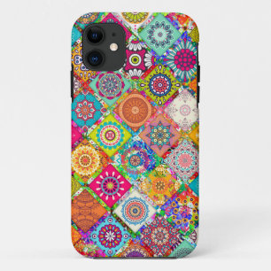 Cute colourful seamless decorative pattern iPhone 11 case