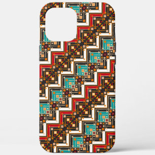 Cute colourful seamless ukrainian pattern iPhone 12 pro max case