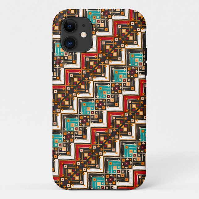Cute colourful seamless ukrainian pattern Case-Mate iPhone case (Back)
