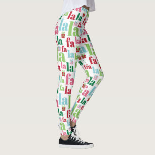 Cute Colourful Seasonal Winter Christmas Holidays Leggings