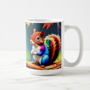 Cute Colourful Sitting Squirrel-75463 Coffee Mug