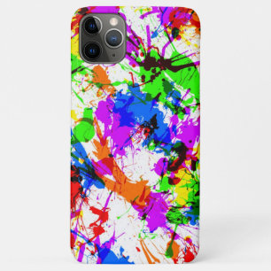 Cute colourful splatter paint design iPhone 11 pro max case