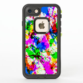 Cute colourful splatter paint design