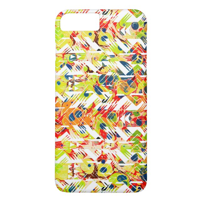 Cute colourful spring abstract pattern Case-Mate iPhone case (Back)