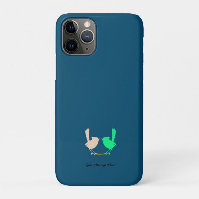 Cute Colourful Spring birds party  Case-Mate iPhone Case (Back)