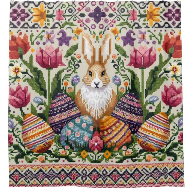 Cute/Colourful Spring/Easter fair isle  (Front)