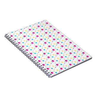Cute Colourful Stars Notebook