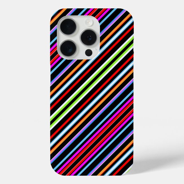 Cute colourful stripes Case-Mate iPhone case (Back)