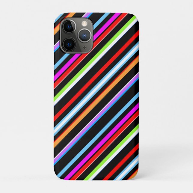 Cute colourful stripes Case-Mate iPhone case (Back)