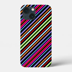 Cute colourful stripes iPhone 13 mini case