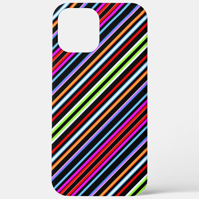 Cute colourful stripes Case-Mate iPhone case (Back)
