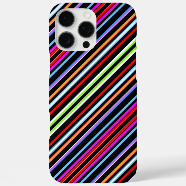 Cute colourful stripes Case-Mate iPhone case (Back)