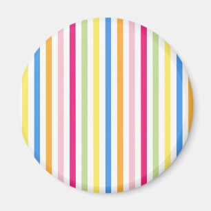 Cute colourful stripes leggings magnet