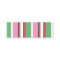 Cute Colourful Stripes Mini Profile Card
