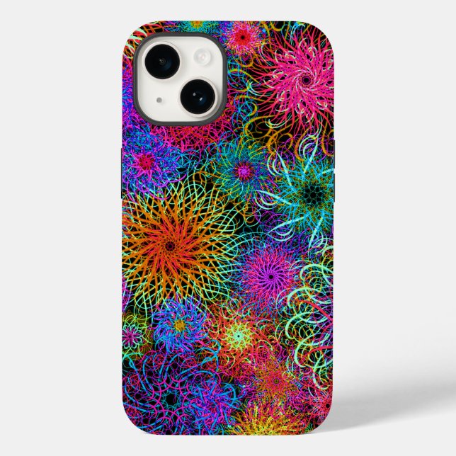 Cute colourful swirl pattern Case-Mate iPhone case (Back)
