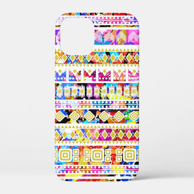 Cute colourful tribal aztec pattern Case-Mate iPhone case (Back)