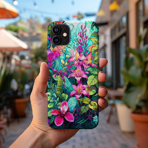 Cute Colourful Tropical Hawaiian Garden No. 1109 iPhone 13 Pro Max Case