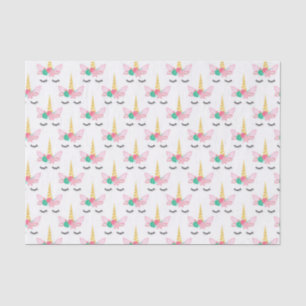 Cute Colourful Unicorn Pattern for Birthday Party Tissue Paper
