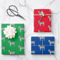 Cute Colourful Zebras Animal Print Bold Bright