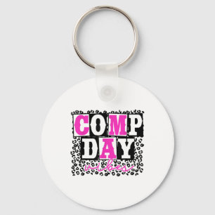 Cute Comp Day Vibes Cheer Cheerleading Cheer Compe Keychain