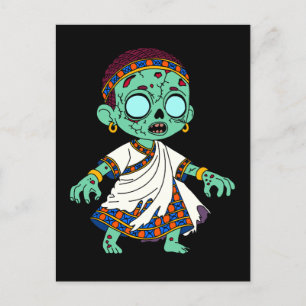 Cute Congolese Zombie Postcard
