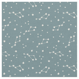 Cute Constellation Sky Pattern Fabric