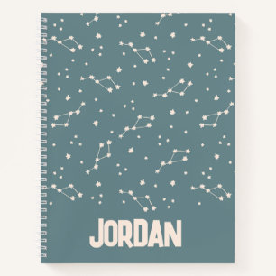 Cute Constellation Sky Pattern Notebook