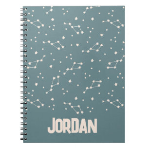 Cute Constellation Sky Pattern Notebook