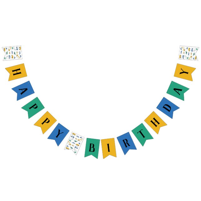 Cute Construction Happy Birthday Banner (All)