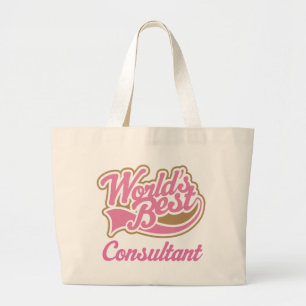 Cute Consultant Large Tote Bag