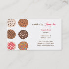 Cute Cookies Cookie Business Bakery Carte de visit