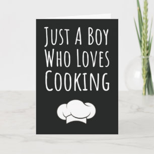 Cute Cooking Cards For Boys For Kids Children Chef